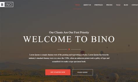 In march 2021 the ownership was transferred to the jsdelivr project. Bino - Free bootstrap theme