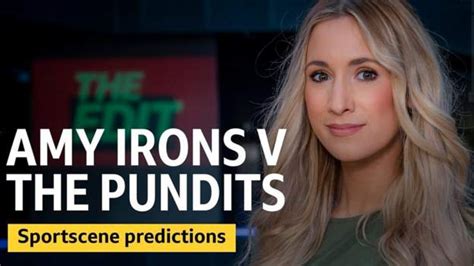 Seven most irritating telly experts from mark lawrenson to garth crooks. Sportscene predictions: Amy Irons v The Pundits - BBC Sport