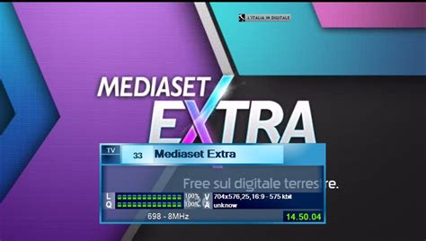 Mediaset extra, il nuovo canale tv nazionale mediaset. MEDIASET MUX 4 - L'ITALIA IN DIGITALE - LA TV DIGITALE ...