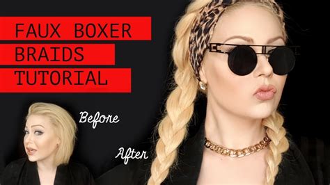 6 years ago6 years ago. Easy FAUX BOXER BRAIDS Tutorial - by CASSIDY LA CREME ...