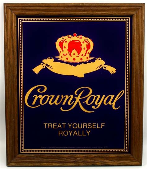 Buy eye candy signs princess crown decal wall sticker removable wall art (22 x 35), black: Crown Royal Purple / Yellow Glass Framed Beer Sign Wall ...