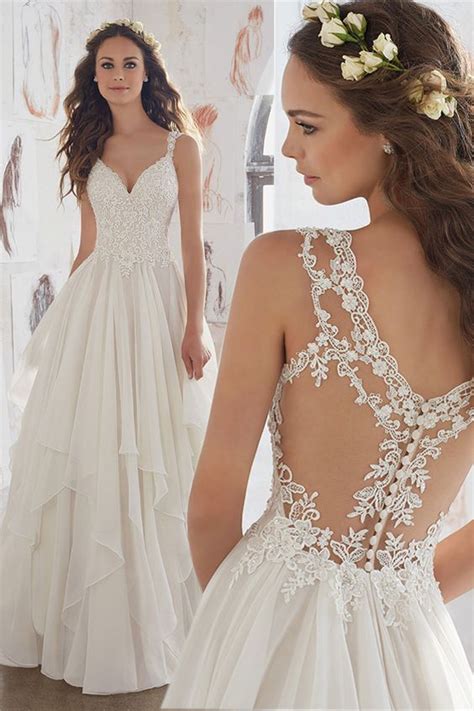 I'm not even sure i can write about these two without getting emotional. Bohemian Vintage Summer Beach Wedding Dress 2018 See ...