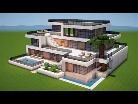 Minecraft villa bauen mit präferenz minecraft haus bauen anleitung von minecraft haus bauen anleitung photo. GROßES MODERNES HAUS mit POOL in MINECRAFT bauen TUTORIAL ...