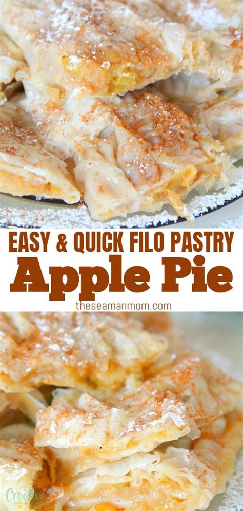 The most famous ones are: 30 MINUTES APPLE PIE IN FILO PASTRY in 2020 | Low carb recipes dessert, Fun easy recipes, Fall ...