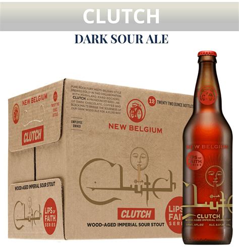 The bright sourness and deep funk from the brett are unparalleled. Clutch Dark Sour Ale | Craft beer brands, Beer wood, Ale beer