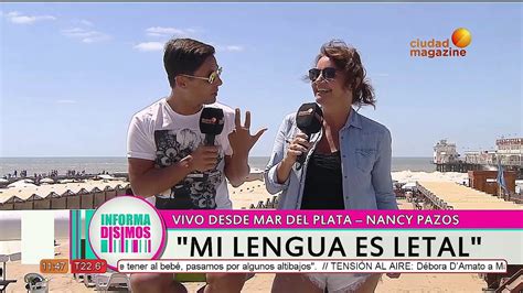 A juan poco le importó y siguió con su análisis. Nancy Pazos: "El padre de mis hijos me pidió tres veces ...