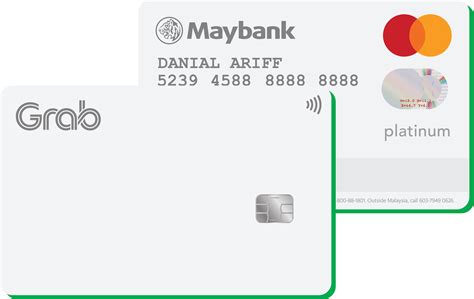 Compare all maybank credit cards & apply online. Maybank Grab Mastercard Platinum Credit Card (White)