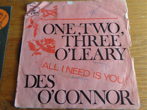 Van wikipedia, de gratis encyclopedie. Des O'Connor - One, Two, Three O'Leary (1968, Vinyl) | Discogs