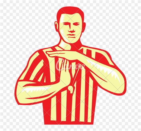 reference code / hand signals. Basketball Referee Png - Technical Foul Hand Signal In ...