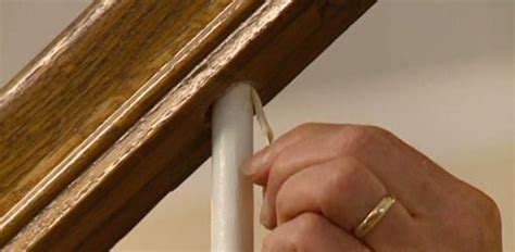 Any ideas on how to secure the. How to Repair a Loose Staircase Baluster Spindle | Today's ...