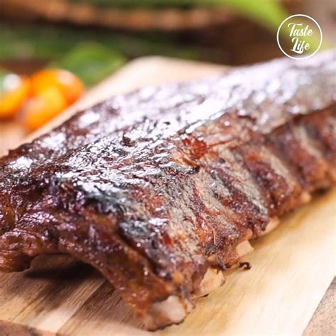 Baking whole trout in foil packets helps cook it perfectly. Taste Life - Easy Dinner Idea - Oven Baked BBQ Ribs | Facebook