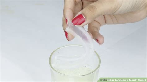 However, others don't as toothpaste can run the risk of abrasions. 4 Ways to Clean a Mouth Guard - wikiHow