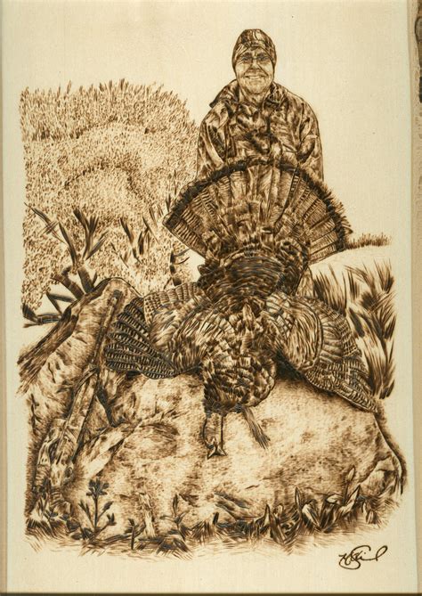 Collection by anne bureau • last updated 10 weeks ago. Turkey hunting, 9" x 12" Wood burning, November 2016 ...