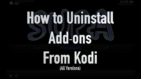 About press copyright contact us creators advertise developers terms privacy policy & safety how youtube works test new features press copyright contact us creators. How to Uninstall Add-ons from Kodi (ANY VERSION, ANY ...