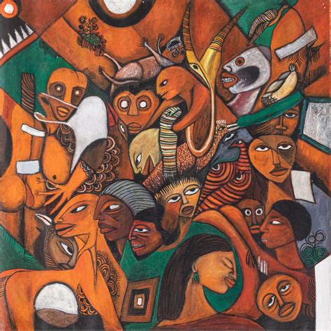 Askart similar artists to malangatana valente ngwenya. Malangatana Valente Ngwenya (Mozambican, 1936-2011 ...