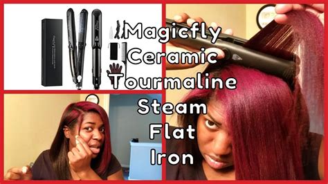 The best flat irons and top hair straighteners reviewed with comparisons of the most important factors the chi flat iron boasts an ability to distribute heat evenly, due to its use of tourmaline so, what is the best flat iron for black hair? Magicfly Ceramic Tourmaline Steam Flat Iron Hair ...