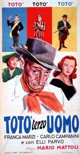 Tegner er på onsdag, lørdag og søndag. Totò terzo uomo (1951) (con immagini) | Tote, Film