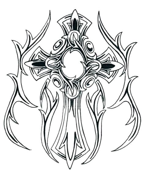 Download and print these roses and hearts coloring pages for free. Cross With Roses Coloring Pages at GetColorings.com | Free ...