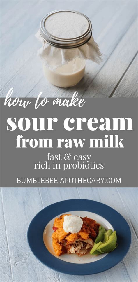 Check spelling or type a new query. How to Make Sour Cream from Raw Milk | Recipe | Make sour ...