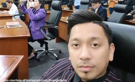 He is part of the dance group streetboys in the philippines. Jhong Hilario sneaks a selfie during council session ...