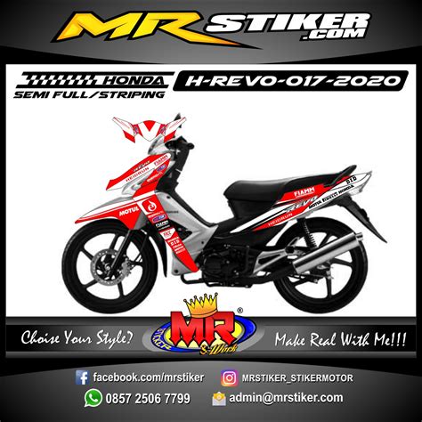 But i don't stop there. Stiker motor decal Honda Revo Red Grafis Energyti - stiker ...