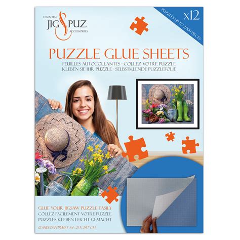 Protect a puzzle jigsaw glue. Puzzle Glue Sheets for 2000 Pieces Jig-and-Puz-80007 Glues ...