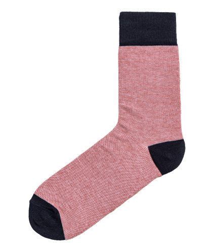 Maybe you would like to learn more about one of these? Dark blue/striped. Fine-knit socks in a soft cotton blend ...