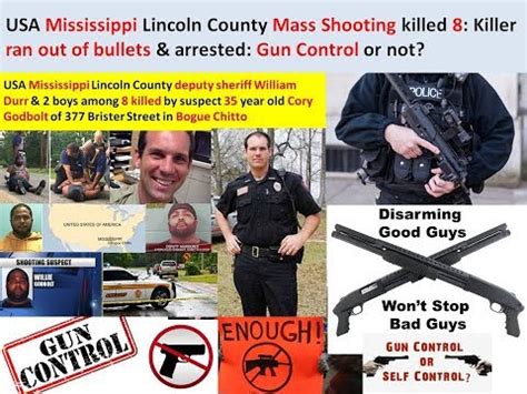 The rare nature of mass shootings creates challenges for accurately identifying salient predictors of risk and limits ap/usa today/ northeastern university mass killings databaseestablished 2006. USA Mississippi Lincoln County Mass Shooting killed 8 ...