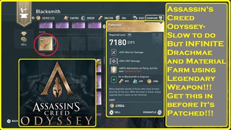All other comics, novels and transmedia releases. Assassin's Creed Odyssey - INFINITE Drachmae and Materials ...