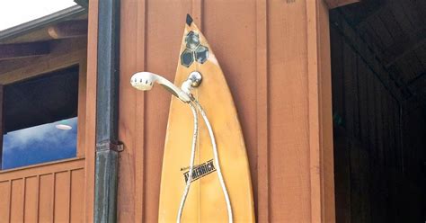 Maybe you would like to learn more about one of these? dyi old surfboards repurpose outdoor shower | Outdoor ...