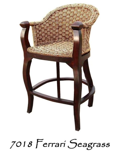 Family & fashion friendly fabric and leather sofas designed for you to relax comfortably in style! Ferrari Seagrass Woven Bar Stool | Natural Rattan Furniture | Rattan Furniture Supplier | Rattan ...