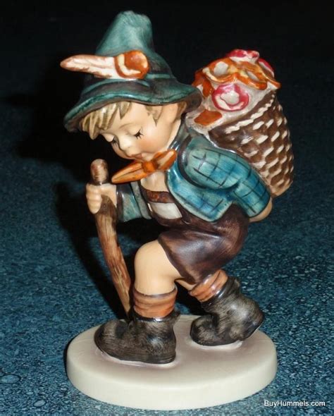 Welcome to our store, hummel figurines sale. "Flower Vendor" #381 Goebel Hummel Figurine TMK5 Boy With ...
