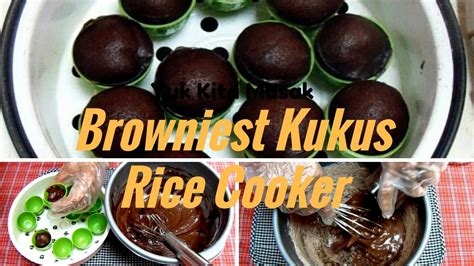 Prinsip memasak beras hingga menjadi nasi itu cukup sederhana: Cara Membuat Browniest Kukus Rice Cooker Tanpa Mixer - YouTube