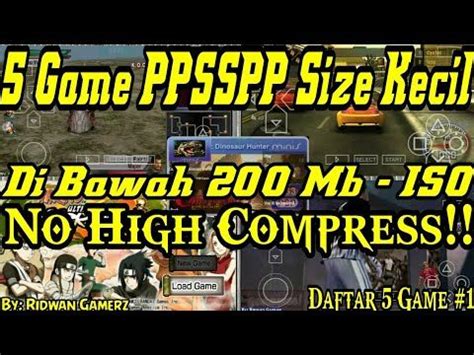 Admin rasa semua tentu sudah mengenal itu tadi informasi seputar download game psp iso highly compressed, walau tidak semua game yang dishare bersize kecil karena ada yang. Download Game Gta Ppsspp Ukuran Kecil Dibawah 100Mb ...