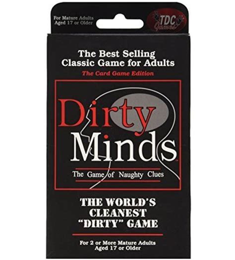 This game is no longer published which we had my grandma (rip) read cards / clues from the board game dirty minds. Mind Games - Dirty Minds Card Game