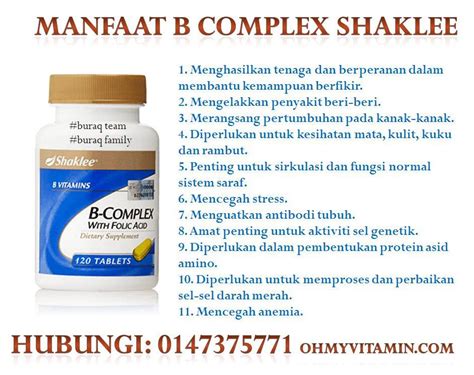 Never get sick and i would rather spend my money on a good vitamin supplement then on doctors and drugs. B-COMPLEX: DENGAN ASID FOLIK & 8 JENIS VITAMIN B - COACH ...