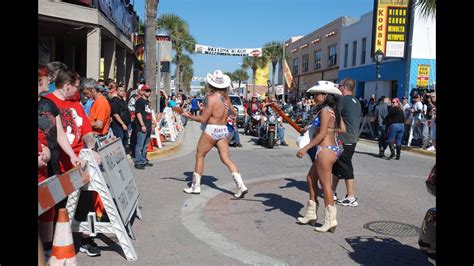 There will be a live band, $2.00 draft beers, a free barbeque dinner. Daytona Beach Bike Week, 2014, Main Street Gone Wild ...