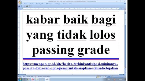 Check spelling or type a new query. Contoh Soal CPNS 2018: cpns kurotaka kabar baik bagi yang tidak lolos passing grade | QWERTY