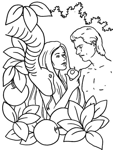 Show them how to press the painted side of the leaf onto adam and eve theme music and movement activities and ideas to get your preschoolers movin'. Free Bible Coloring Pages Of Adam And Eve - Coloring Home