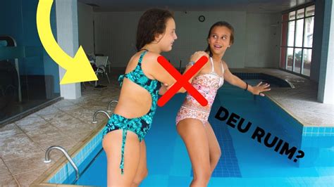 Desafio do pause na piscina #2 | jully paloma. DESAFIO DA PISCINA 2019 - YouTube