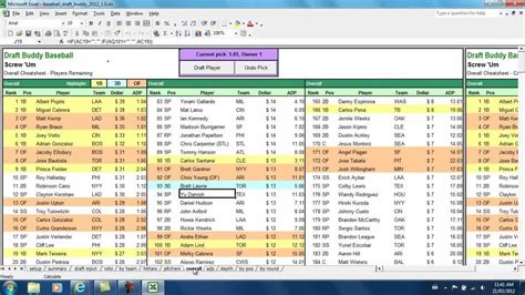 Create customized rankings using standings gain points. Fantasy baseball draft software 2017. Fantasy Baseball ...