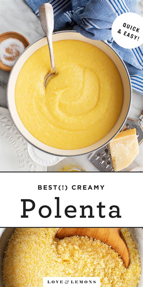 Prepare polenta according to package instructions. Creamy Polenta | Recipe in 2020 | Polenta recipes, Recipes ...