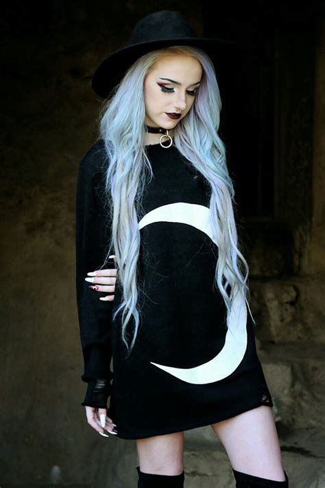 Each clothing item page will have information on whether it is fitted,baggy, or any other style type. Goth Girl / Gothic Girls / Crescent Moon Goth Dress ...