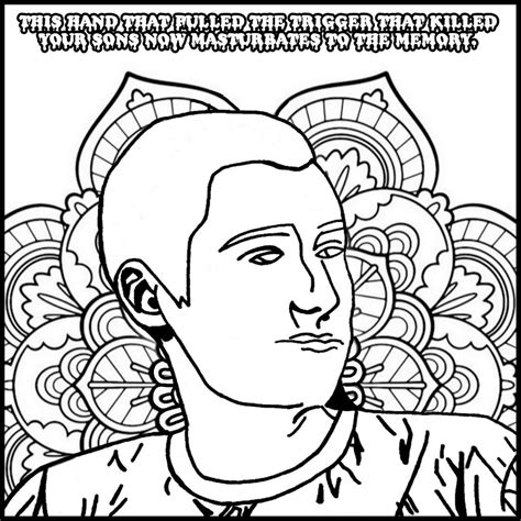 Each page also features a funny true crime saying. Tj Lane Coloring Book Page in 2020 | Coloring books, True ...