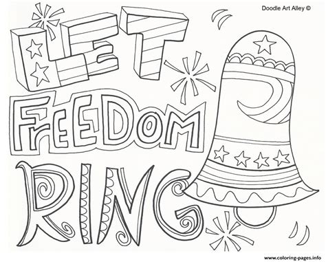 The usa chef holds the firework; Let Freedom Ring 4th July Coloring Pages Printable