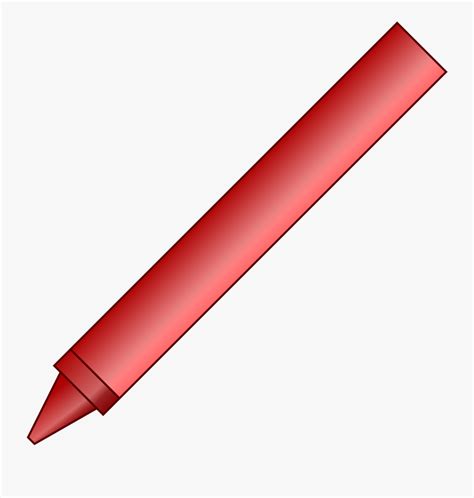 Red Pen Png - Red Crayon Transparent Background , Free ...
