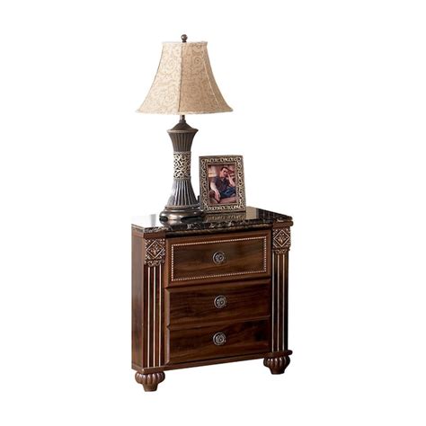 Maybe you would like to learn more about one of these? Signature Design by Ashley Gabriela Dark Reddish Brown Nightstand at Lowes.com