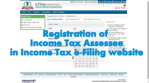 How to submit form e online. How to register an Account in Income Tax India e-Filing ...