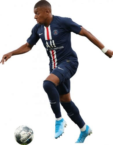 Kylian mbappé paris saint germain f. Kylian Mbappé football render - 56087 - FootyRenders