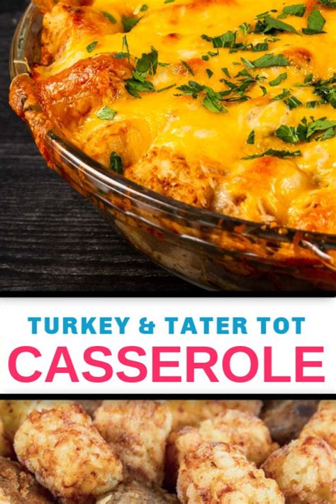 Those ingredients are added especially to make these loaded cauliflower tots taste, well. This easy, cheesy Tater Tot Casserole with Turkey ...